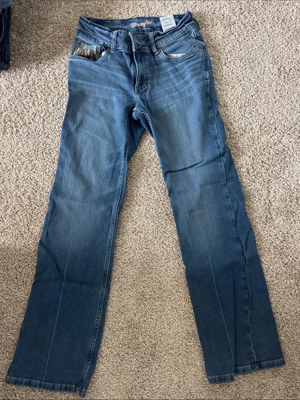 Wrangler Men’s Blue Bootcut Jeans